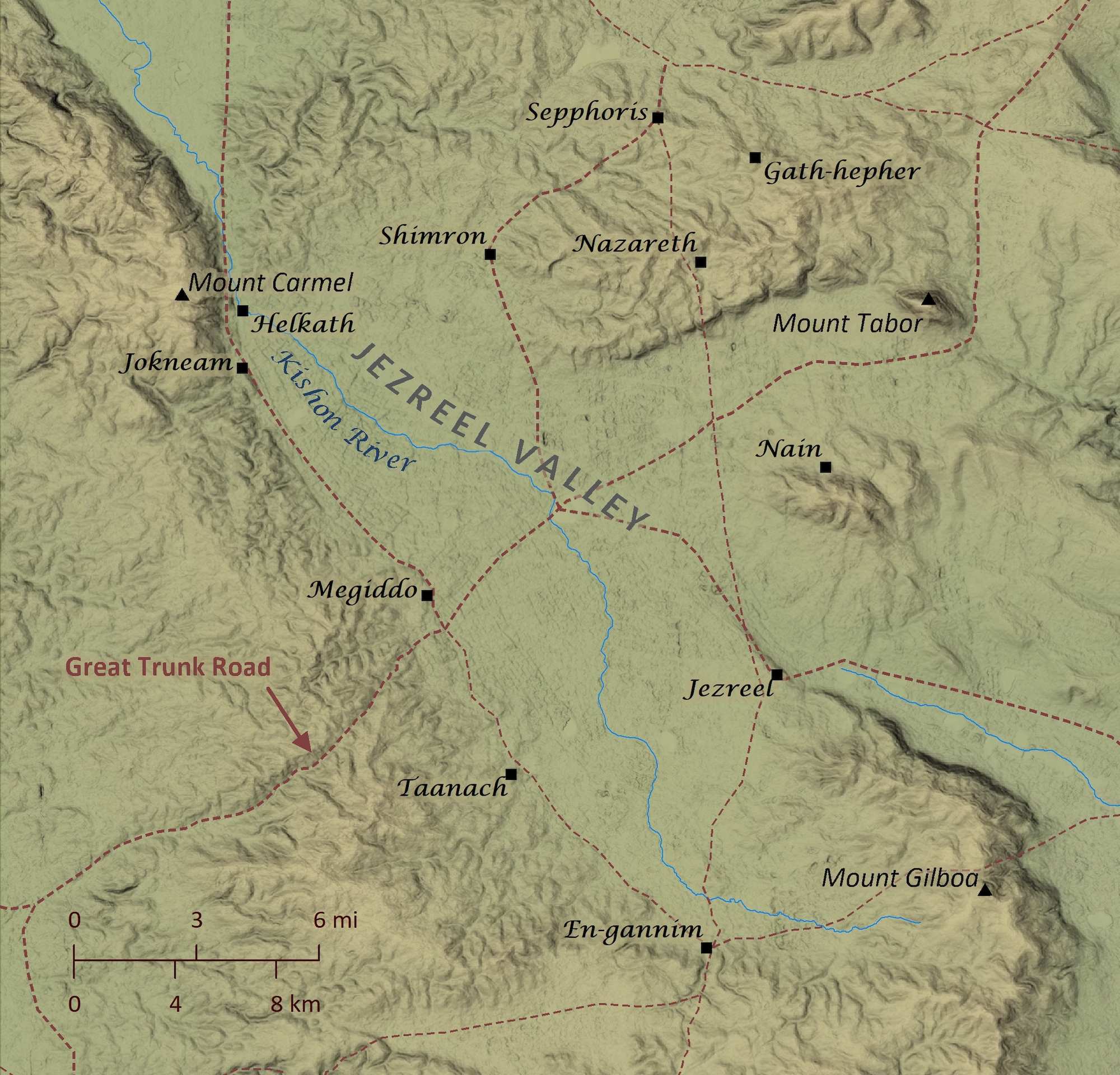 Jezreel Valley & Kishon