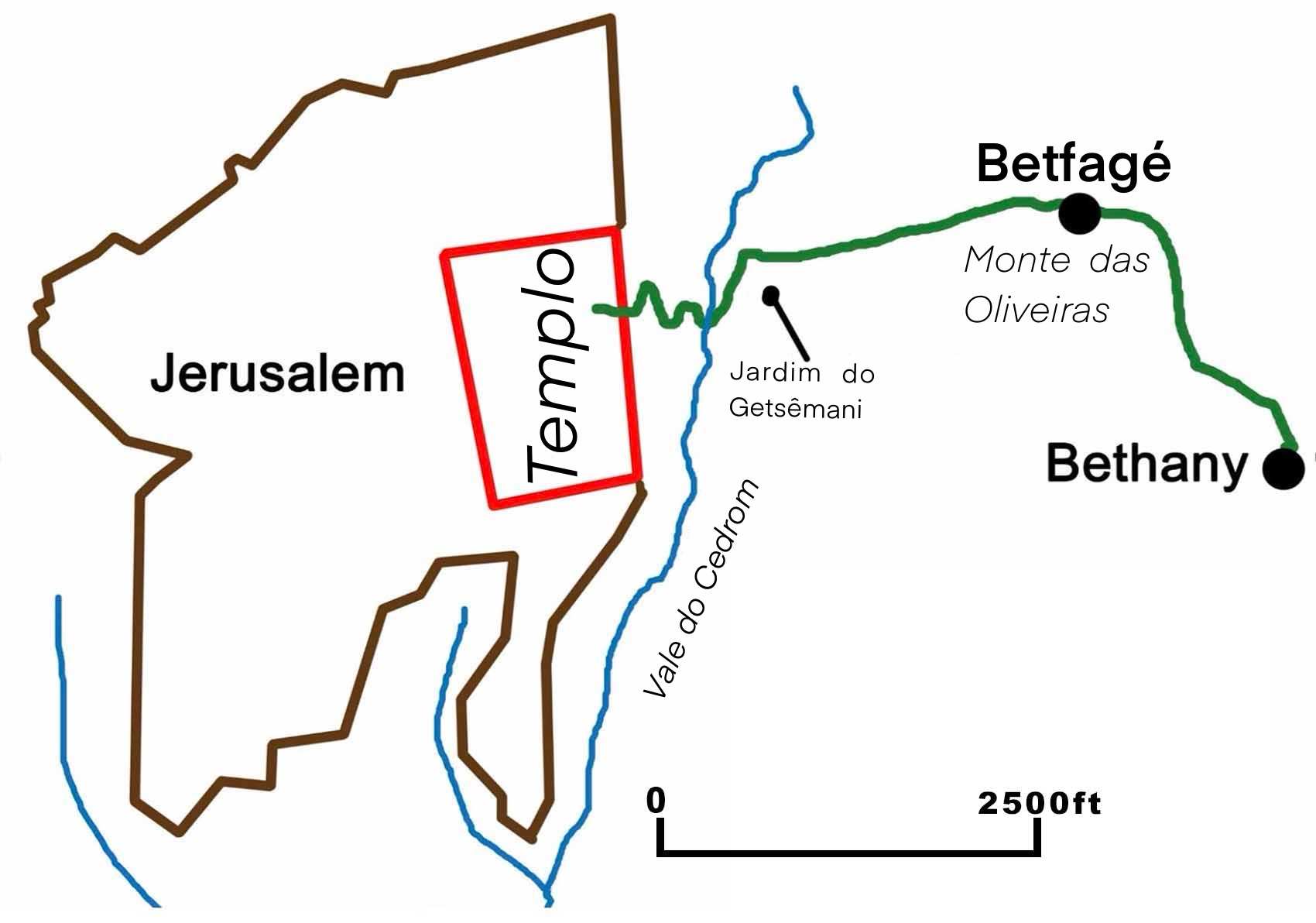 De Jerusalém a Betânia
