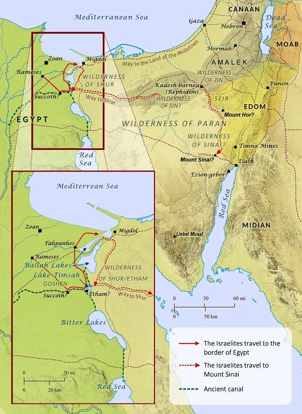 The Route of the Exodus