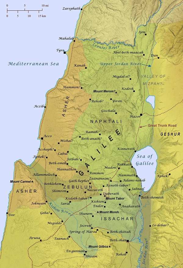 Galilee throughout Bible Times