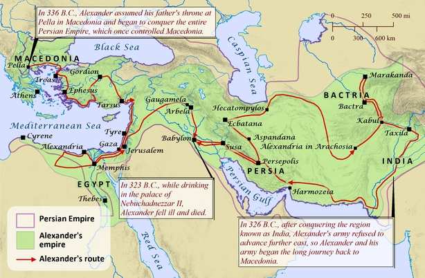 The Empire of Alexander the Great