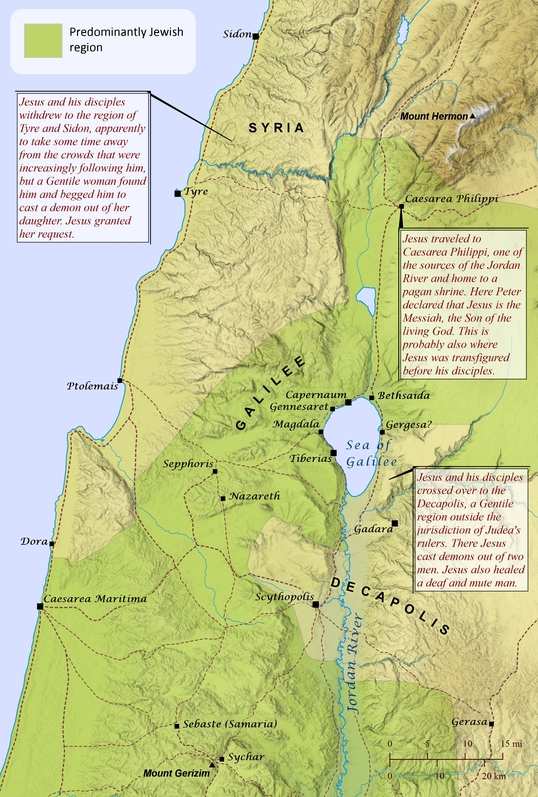 Jesus' Ministry beyond Israel