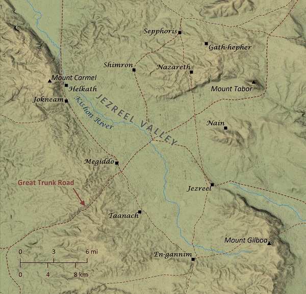 Jezreel Valley and Megiddo