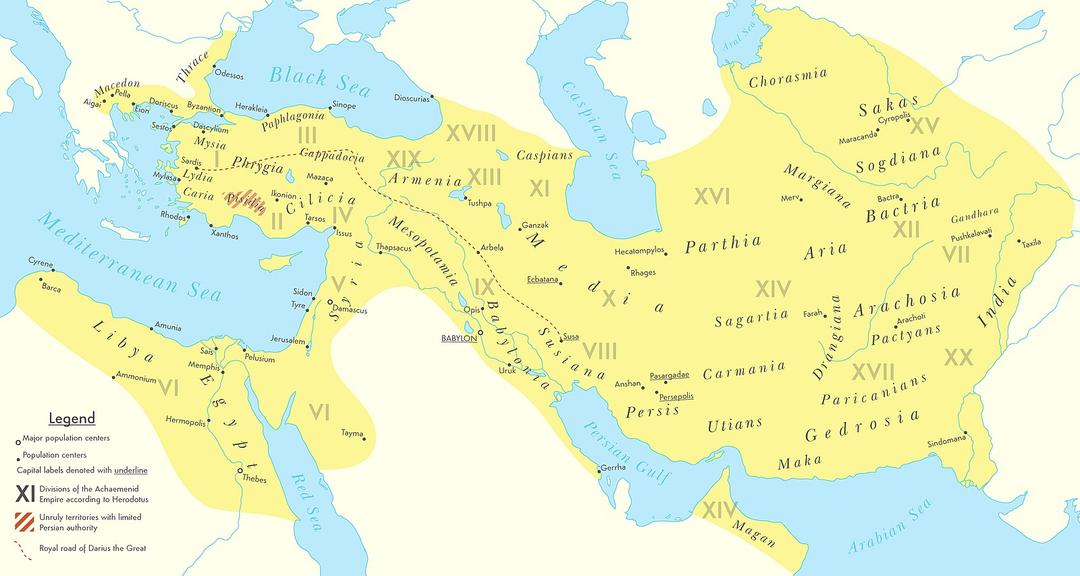 Persian Empire 500 BC