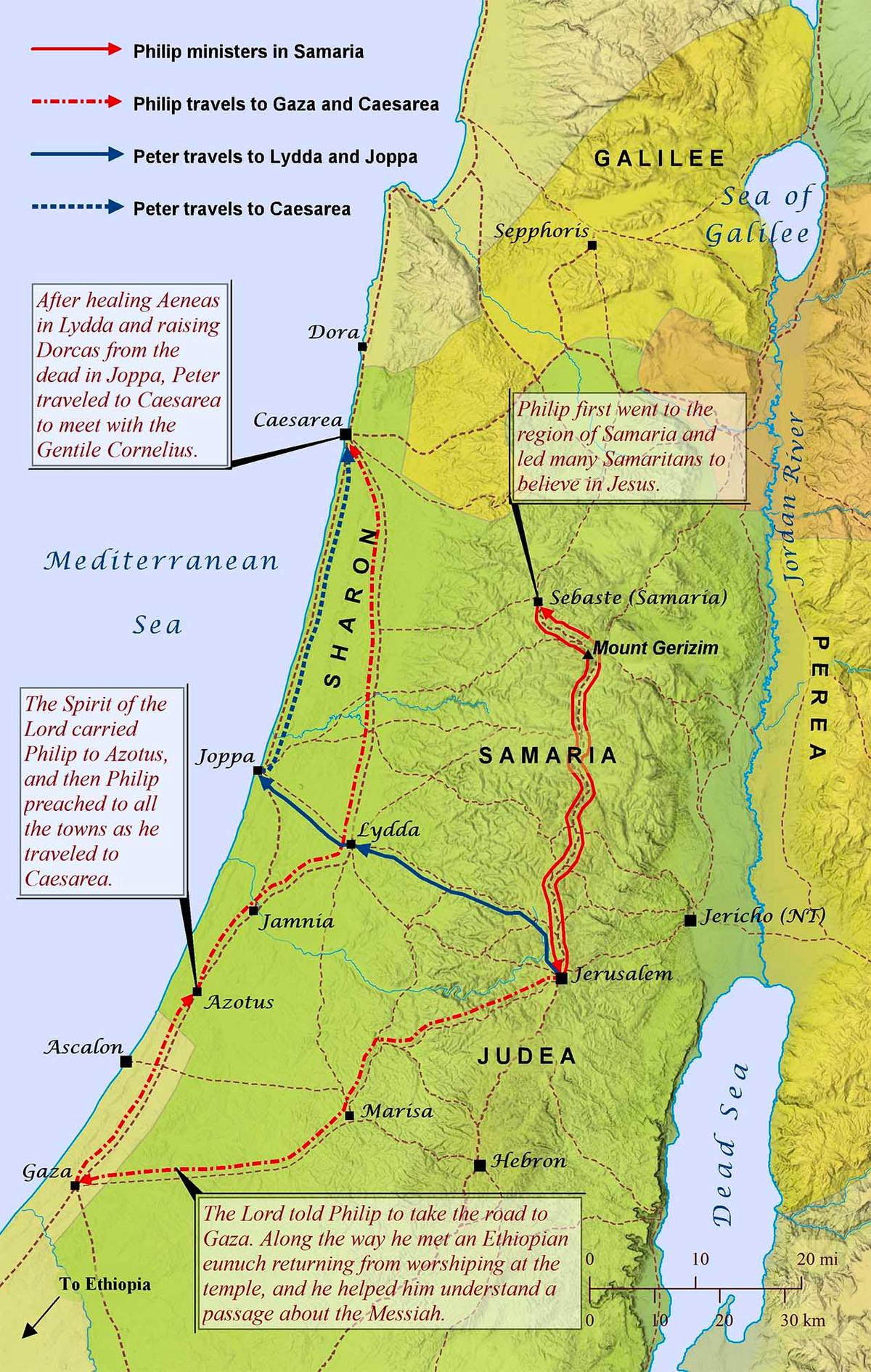 Ministries of Philip and Peter