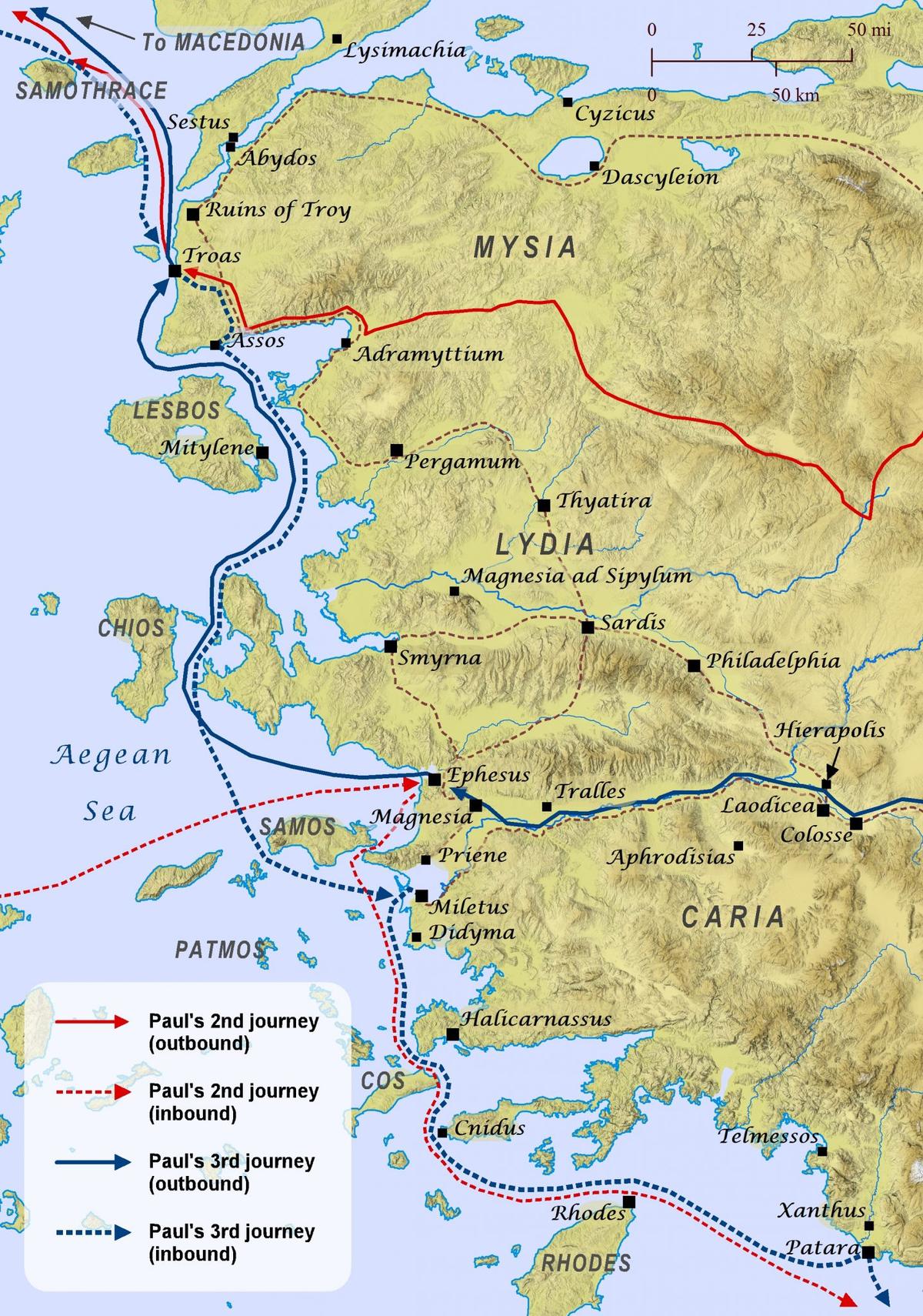 Paul In Western Asia Minor