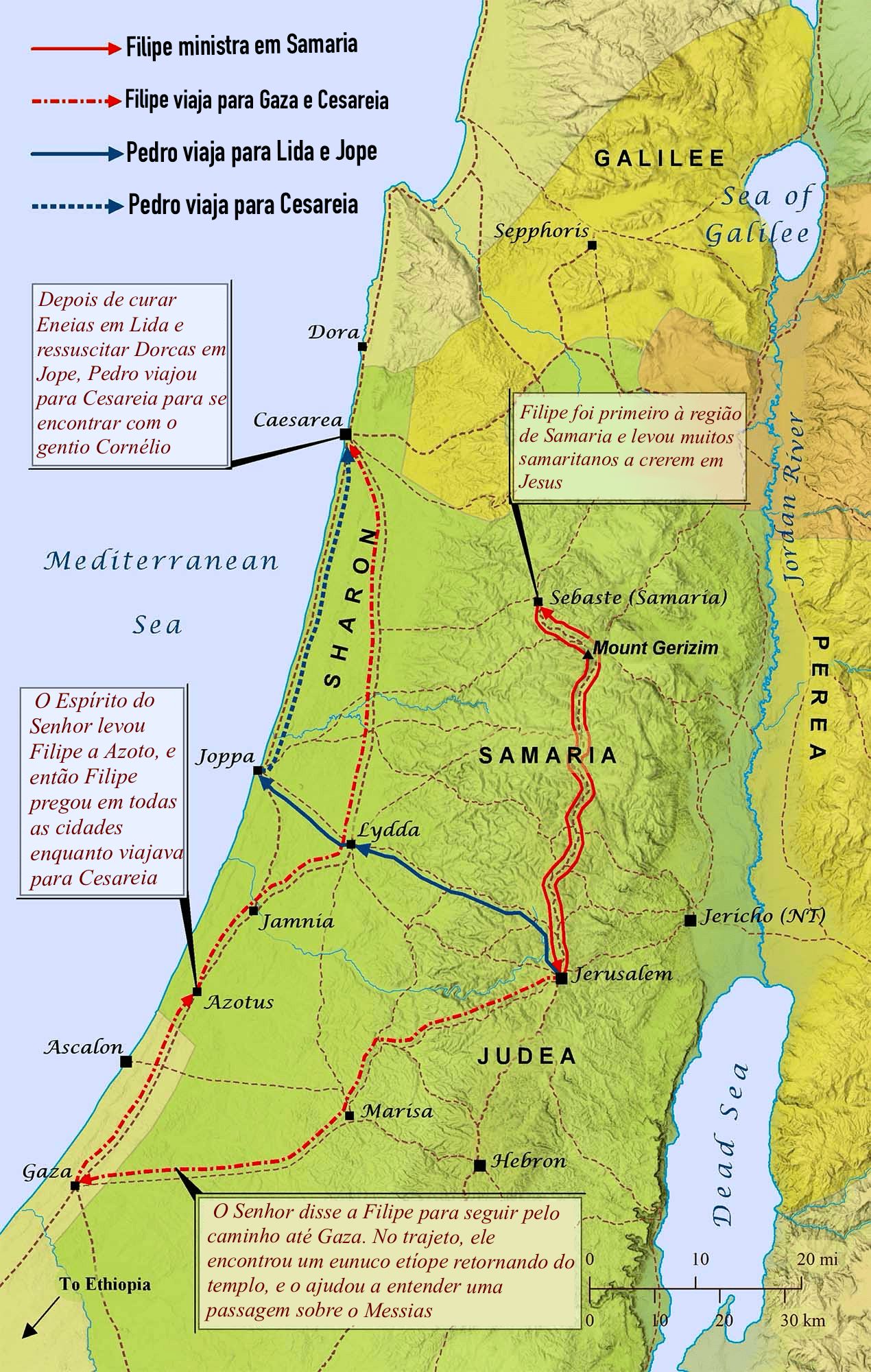 Ministérios de Filipe e Pedro