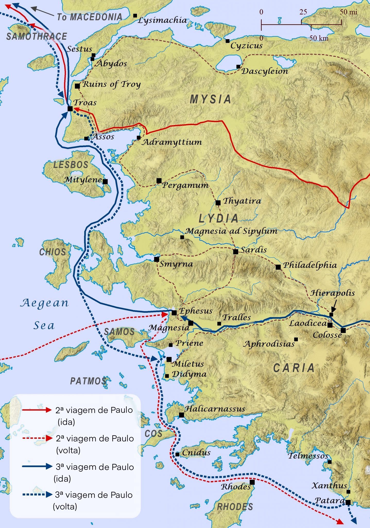 Paulo no Oeste da Ásia Menor