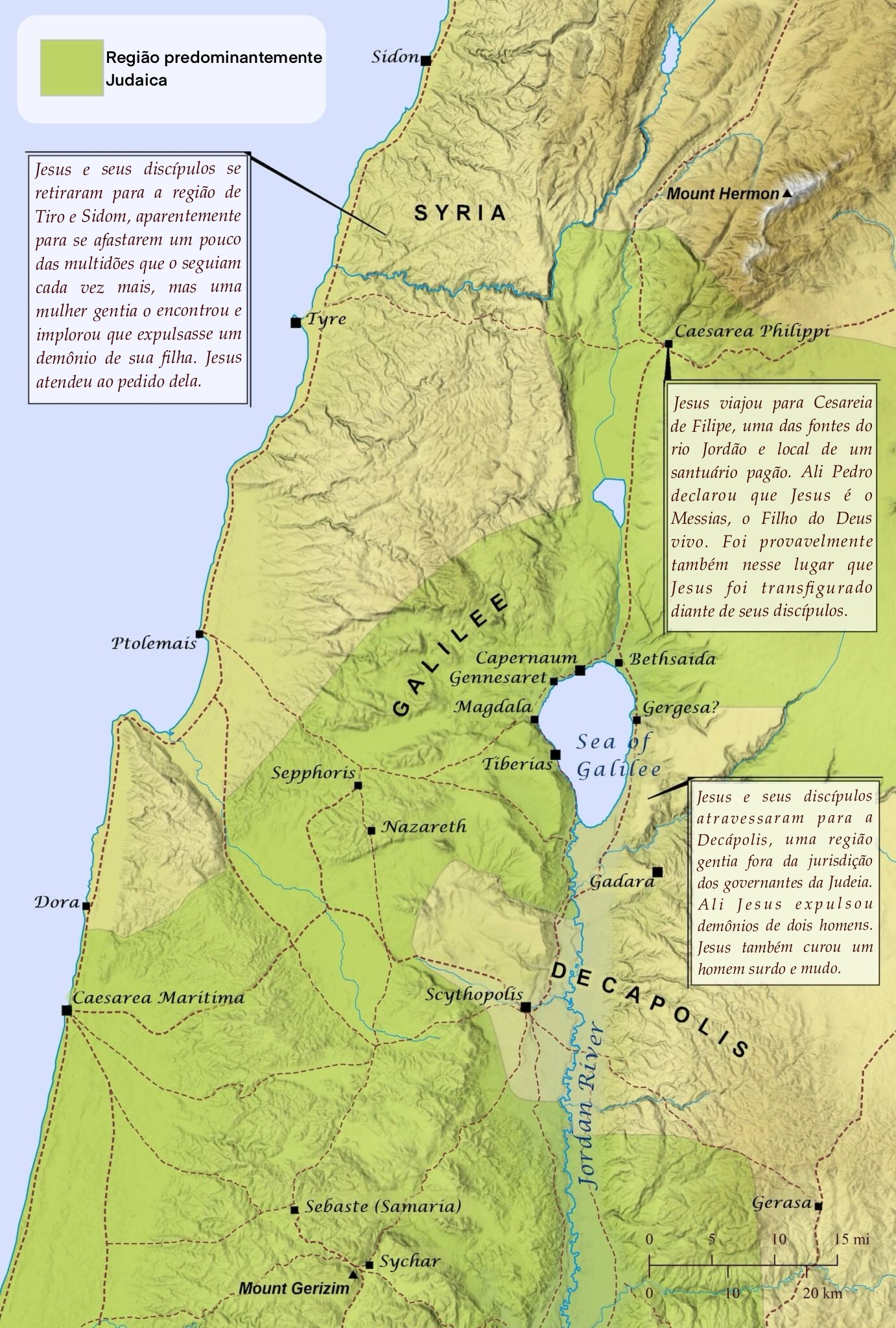  Ministério de Jesus além de Israel