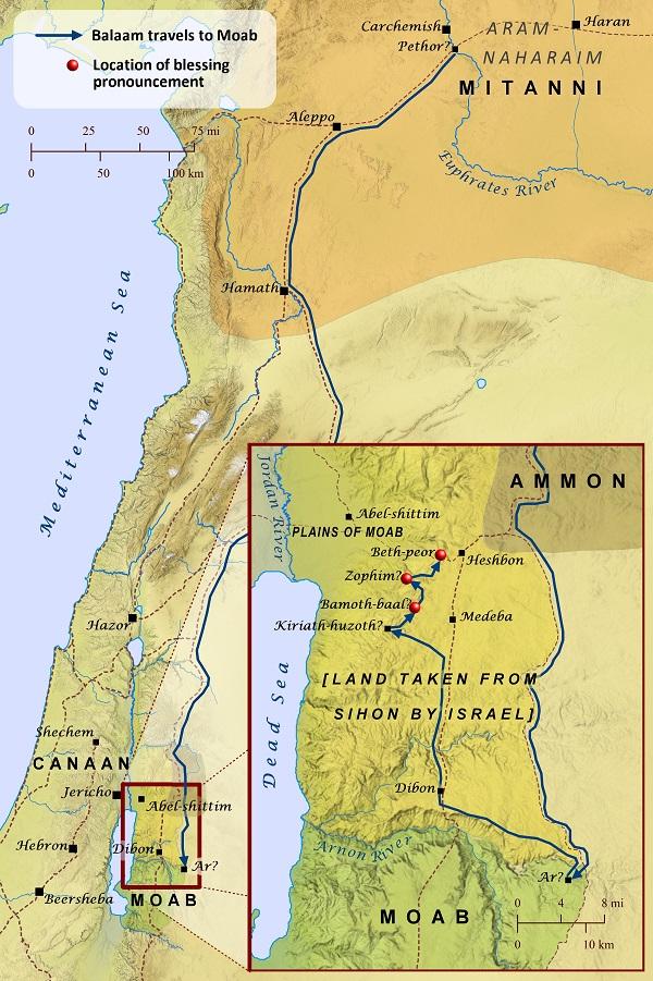 Balaam Blesses Israel