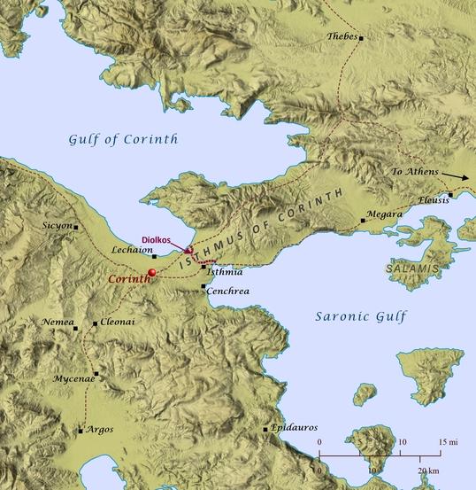 The City of Corinth and Its Surroundings