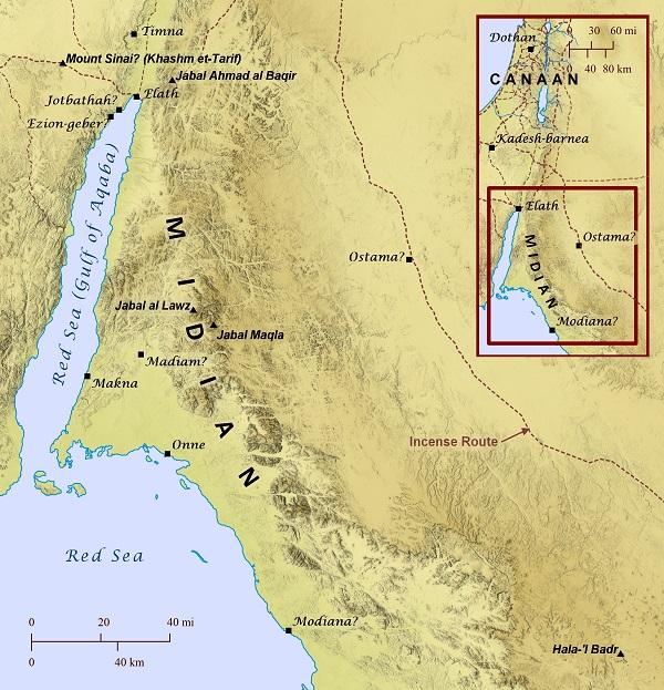 The Land of Midian