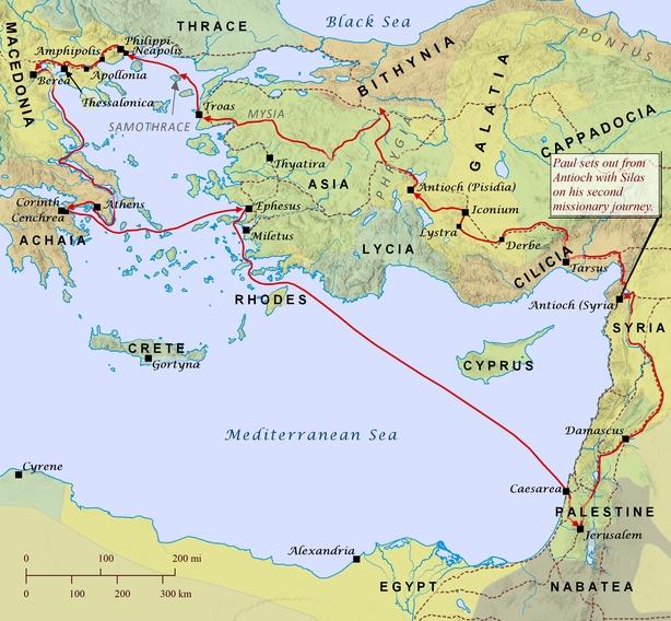 Paul's Second Missionary Journey