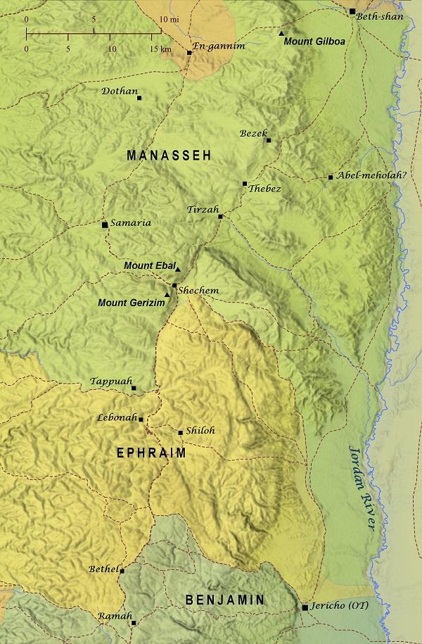 Shechem and the Hill Country of Samaria