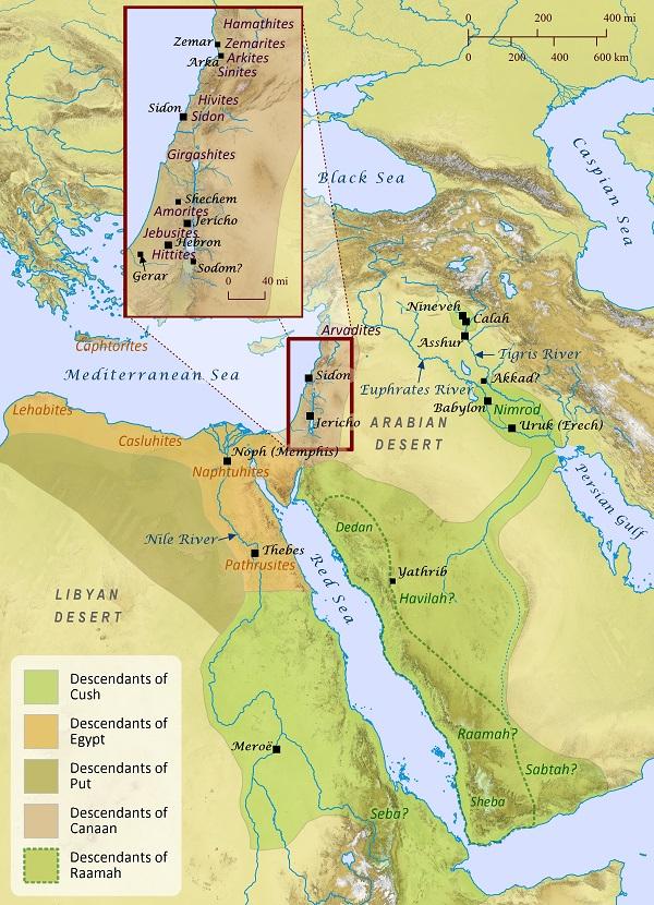 Table of Nations: Ham's Descendants