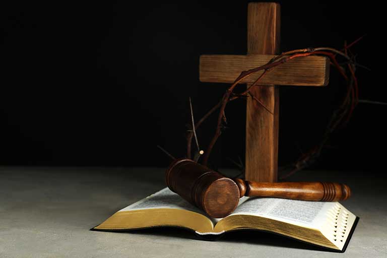 Judge,Gavel,,Bible,,Wooden,Cross,And,Crown,Of,Thorns,OnJesus's Trial, Part 1. The Laws Broken by the Religious Leaders: A Summary
